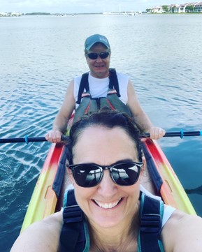 Kayaking Folly Beach SC. Laura Fuller