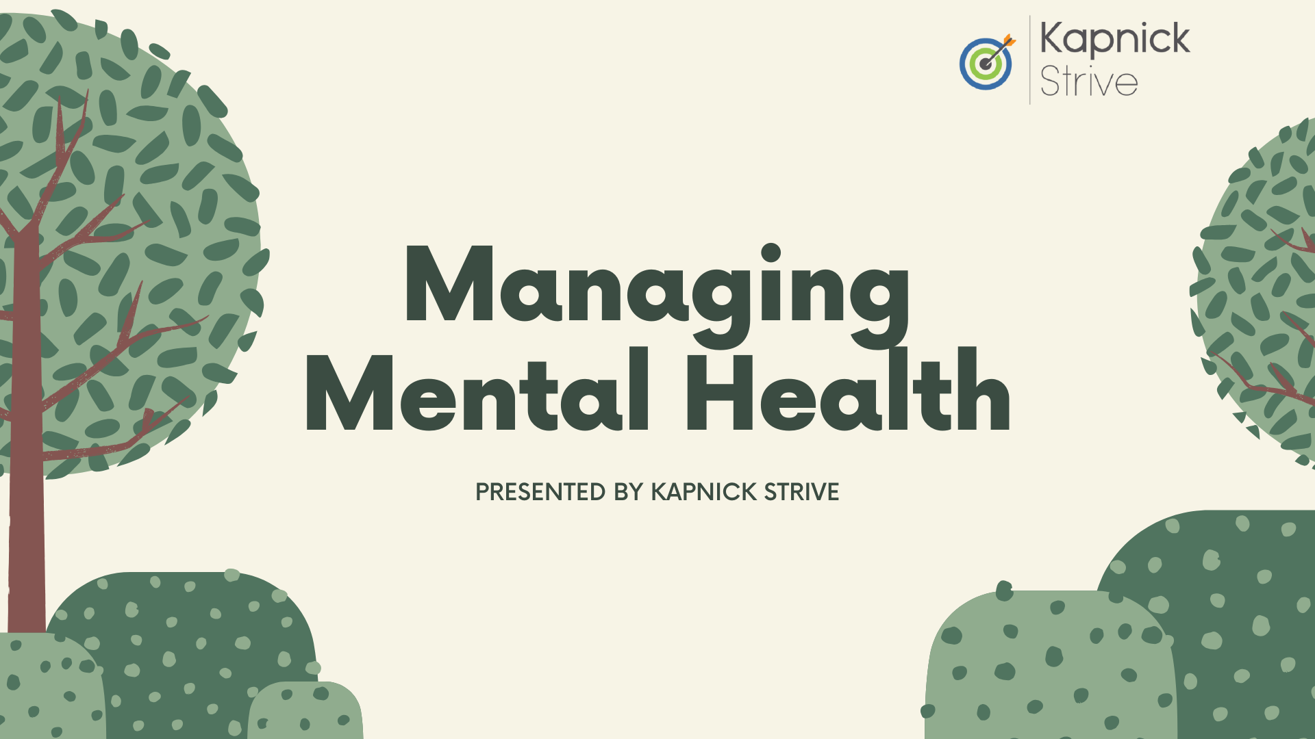Managing Mental Health - OCC