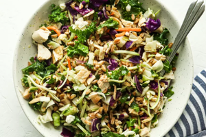 Farro Bowl with Rotisserie Chicken
