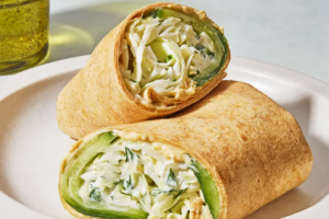 cucumber hummus wrap