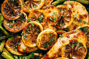 lemon chicken asparagus